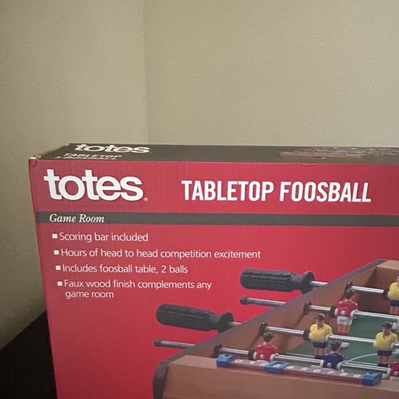 Totes Tabletop Foosball. NWT - Picture 2 of 7